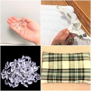 Natural Clear Crystal Pillow For Healing Reiki Sleep Aid